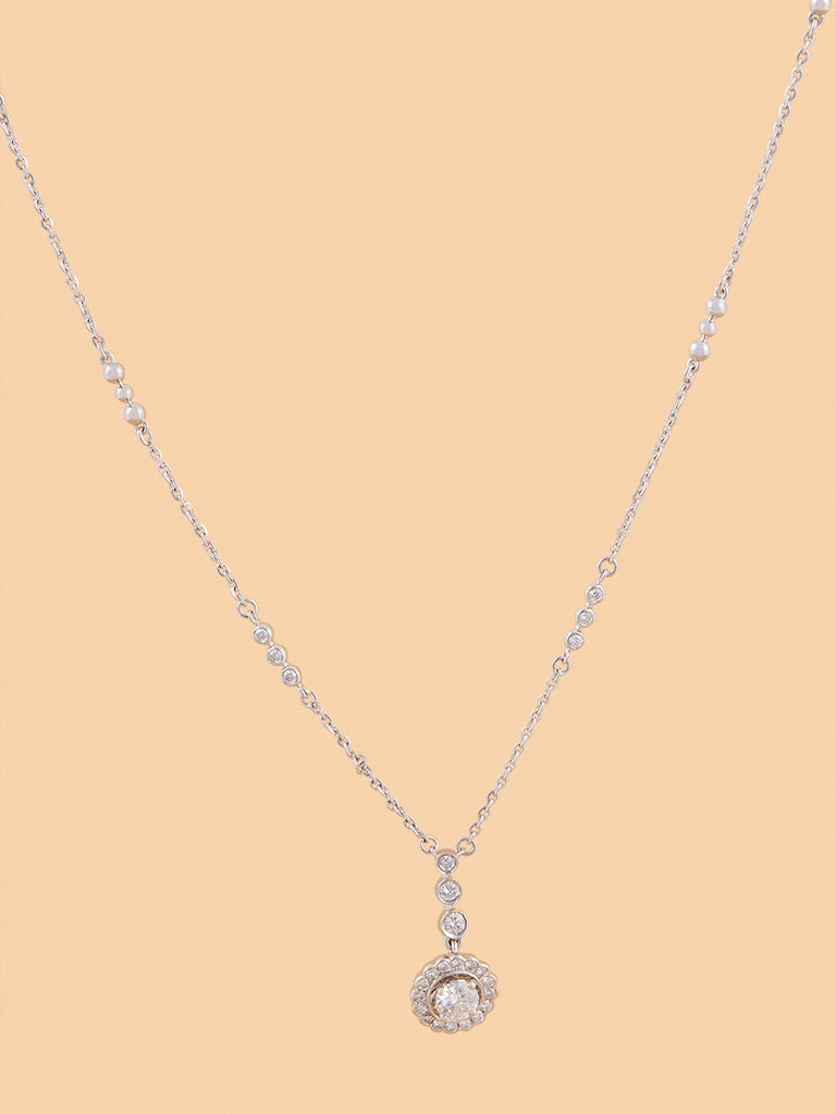 Westside X Pome Lumina Solitaire Lab Diamond Pendant Necklace