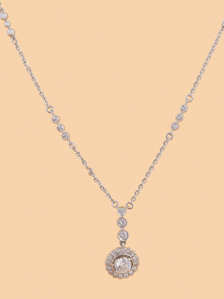 Westside X Pome Lumina Solitaire Lab Diamond Pendant Necklace