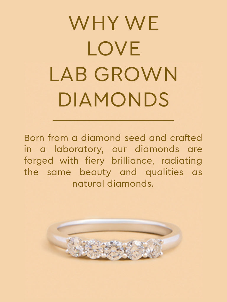 Timeless Lab Diamond Accent Band