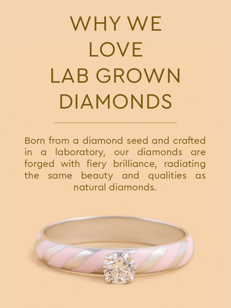 Westside X Pome Pink Swirl Lab Diamond Ring