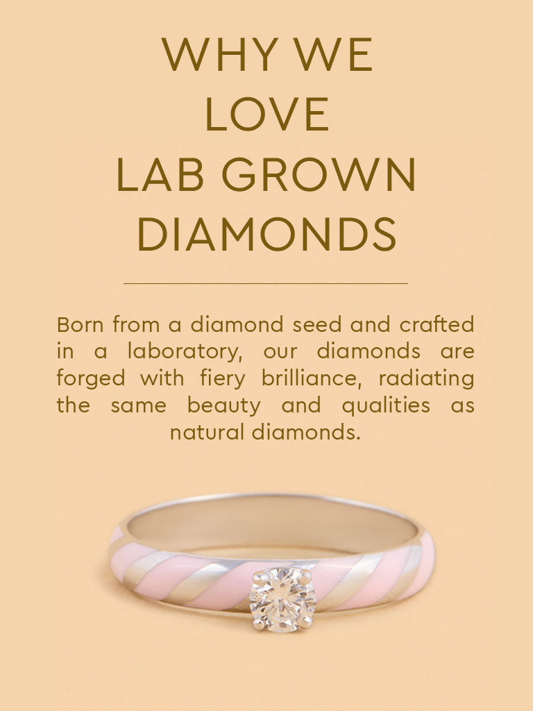 Westside X Pome Pink Swirl Lab Diamond Ring