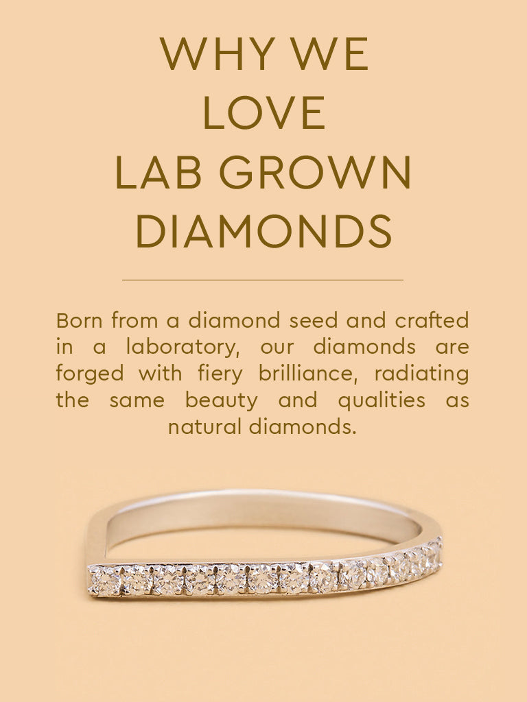 Westside X Pome Sleek Lab Diamond Eternity Ring