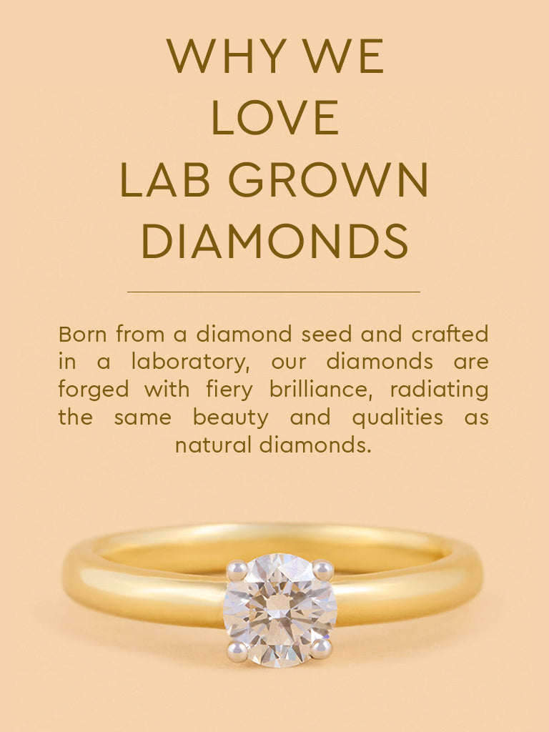 Westside X Pome Brilliant Solitaire Lab Diamond Ring