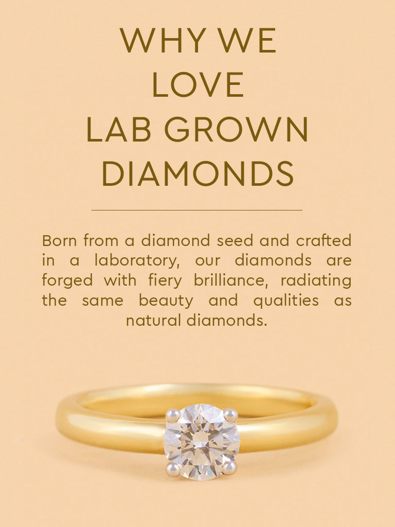 Brilliant Solitaire Lab Diamond Ring