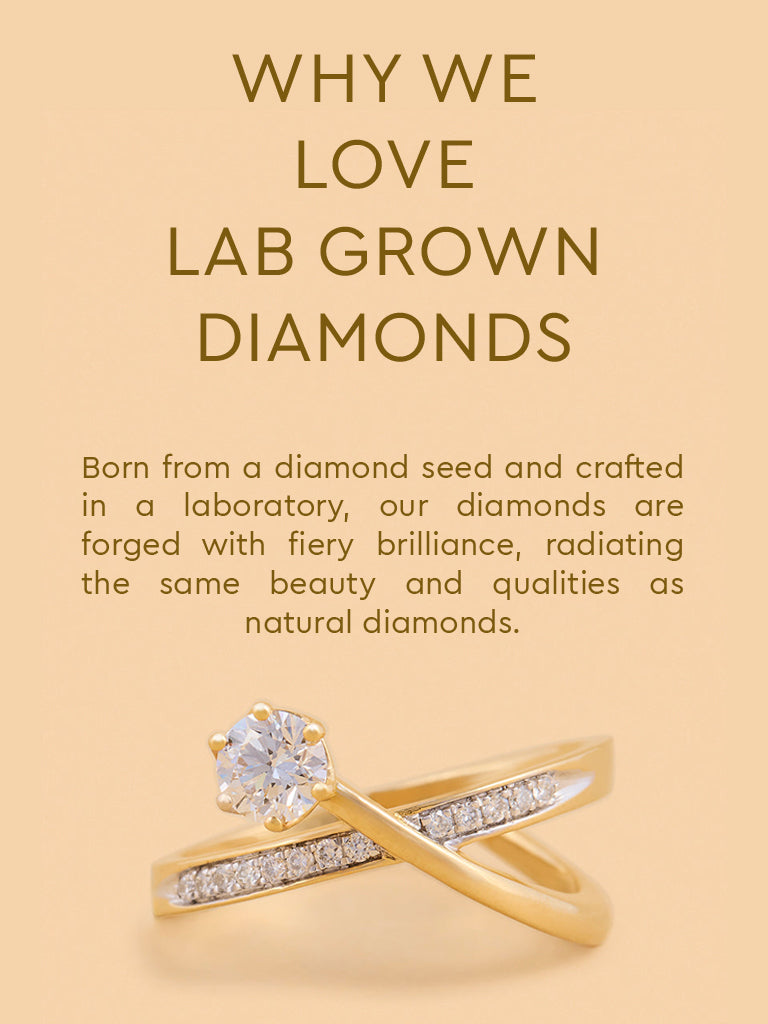 Classic Comet Solitaire Lab Diamond Ring