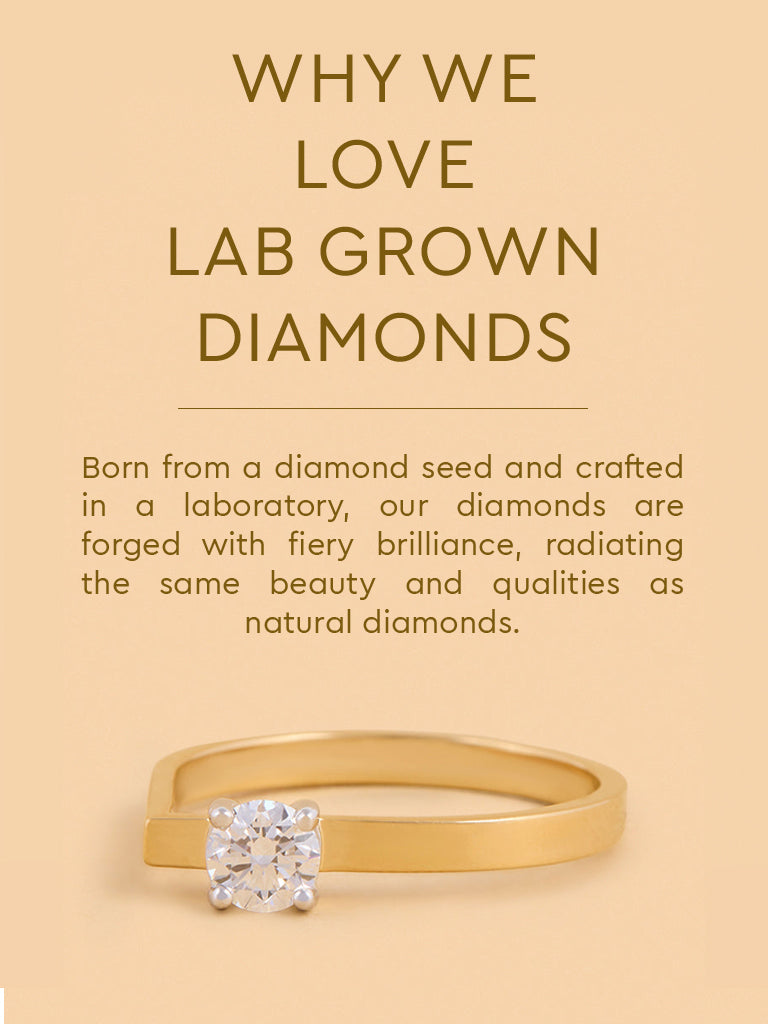 Westside X Pome Brilliant Solitaire Lab Diamond Ring