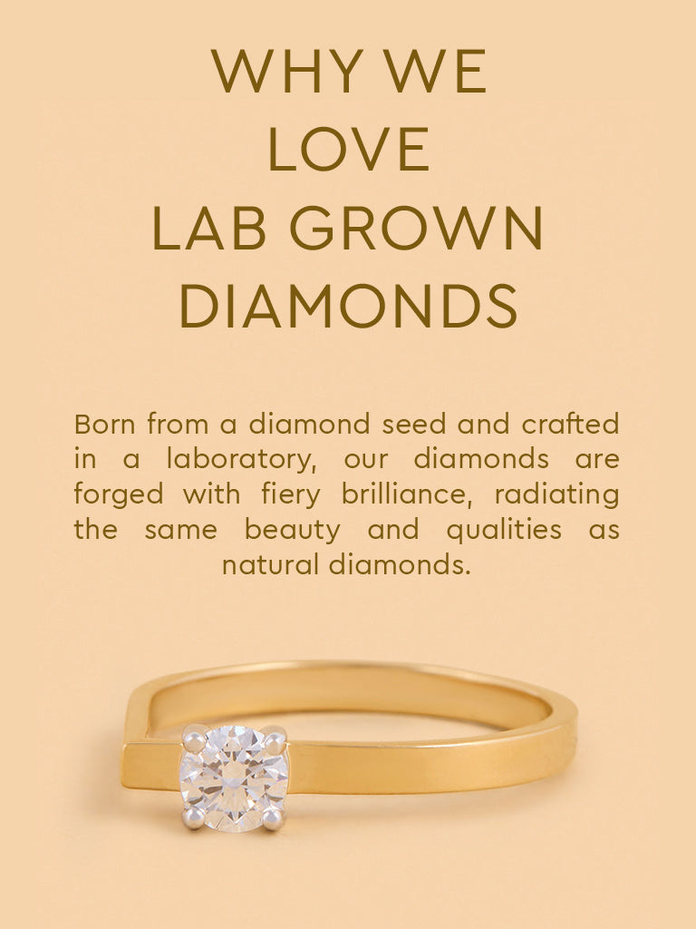 Westside X Pome Brilliant Solitaire Lab Diamond Ring