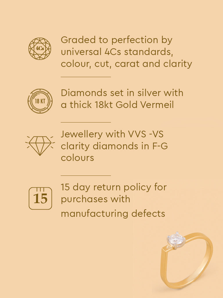 Brilliant Solitaire Lab Diamond Ring