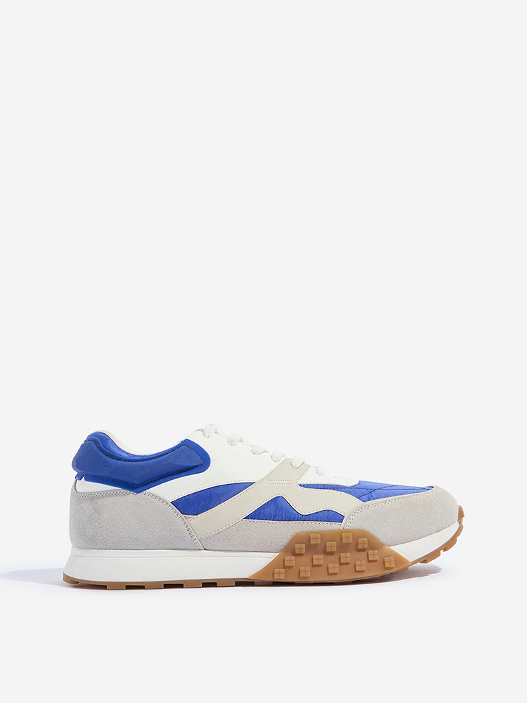 SOLEPLAY Blue Colour-Block Sneakers