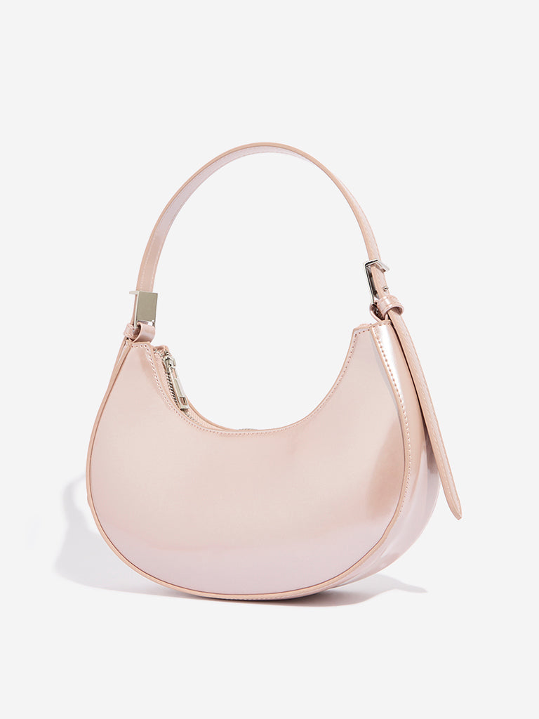 Westside Rose Gold Baguette Bag