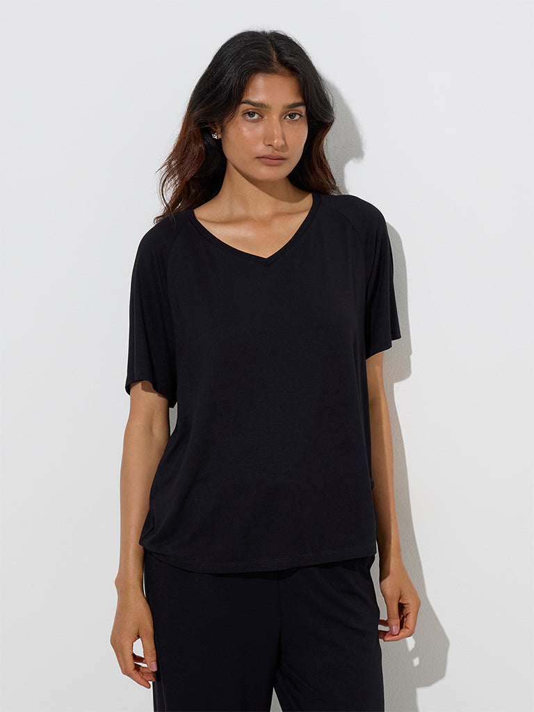 Wunderlove Black Supersoft Top