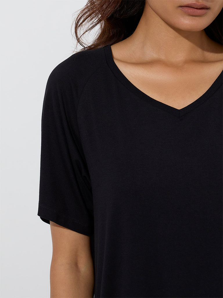Wunderlove Black Supersoft Top