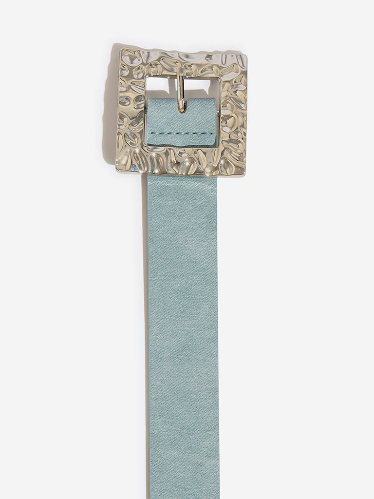 Westside Accessories Blue Buckle Belt (Small)