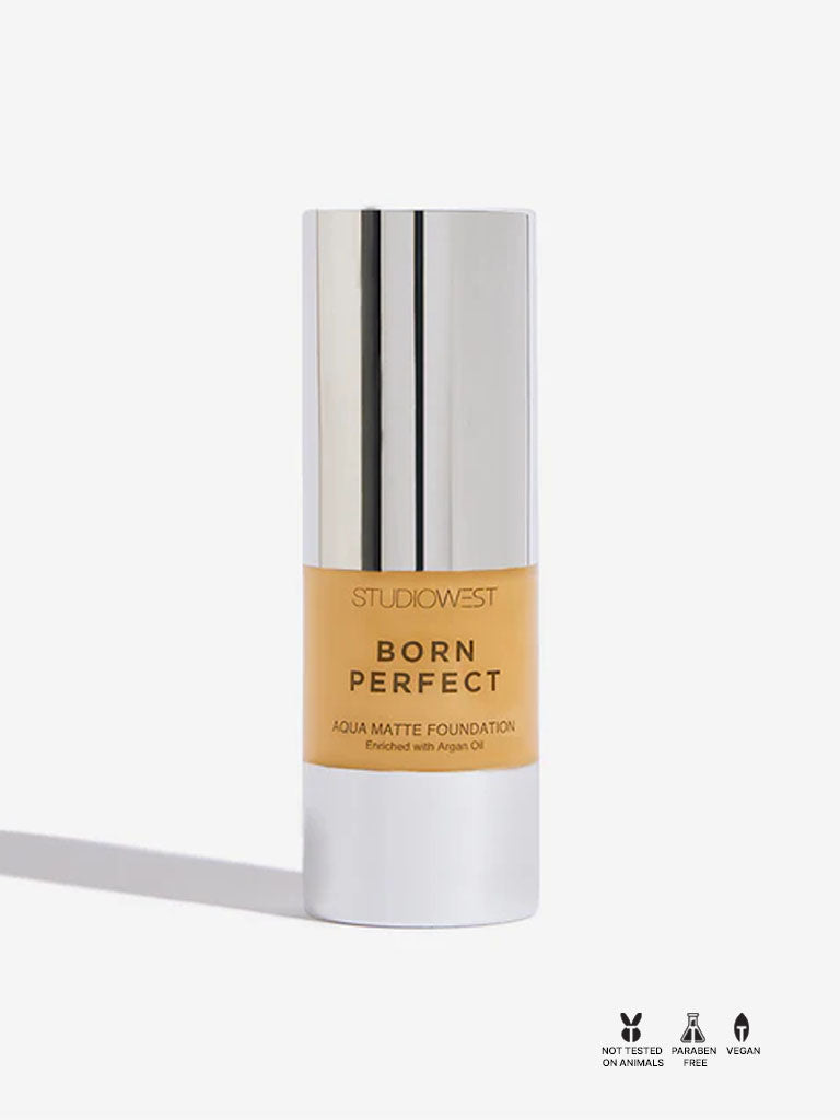 Studiowest Almond Born Perfect Aqua Matte Foundation - 23 ml