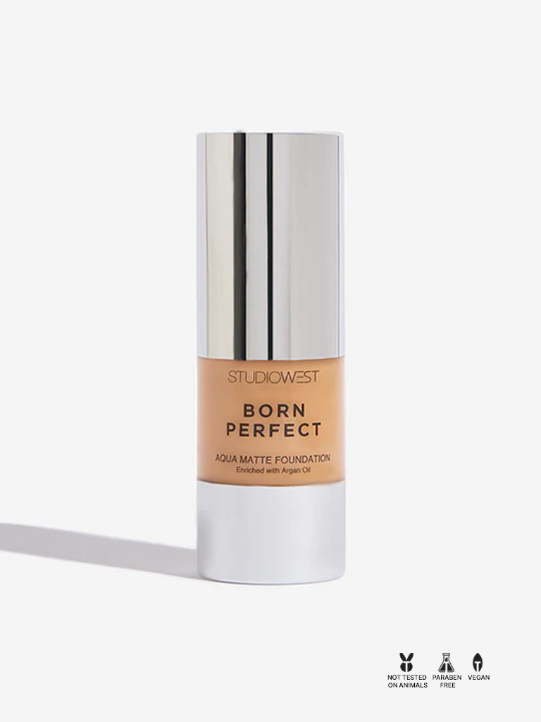 Studiowest Caramel Born Perfect Aqua Matte Foundation - 23 ml