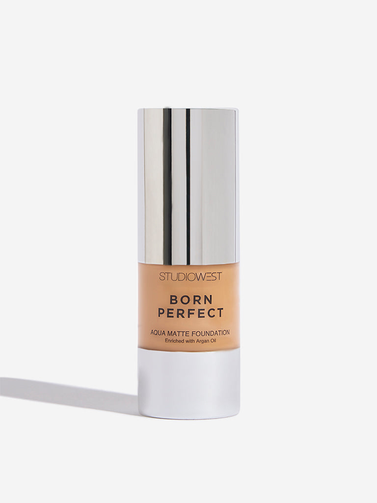 Studiowest Caramel Born Perfect Aqua Matte Foundation - 23 ml