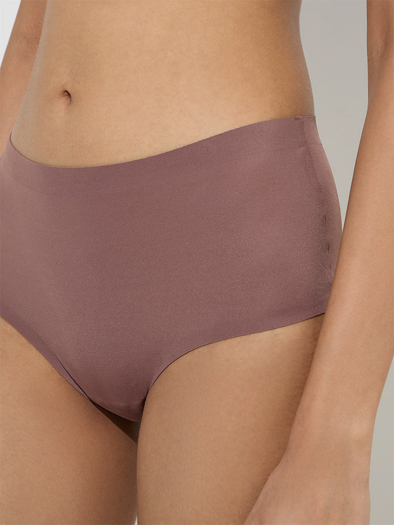 Superstar Brown Invisible Hipster Brief