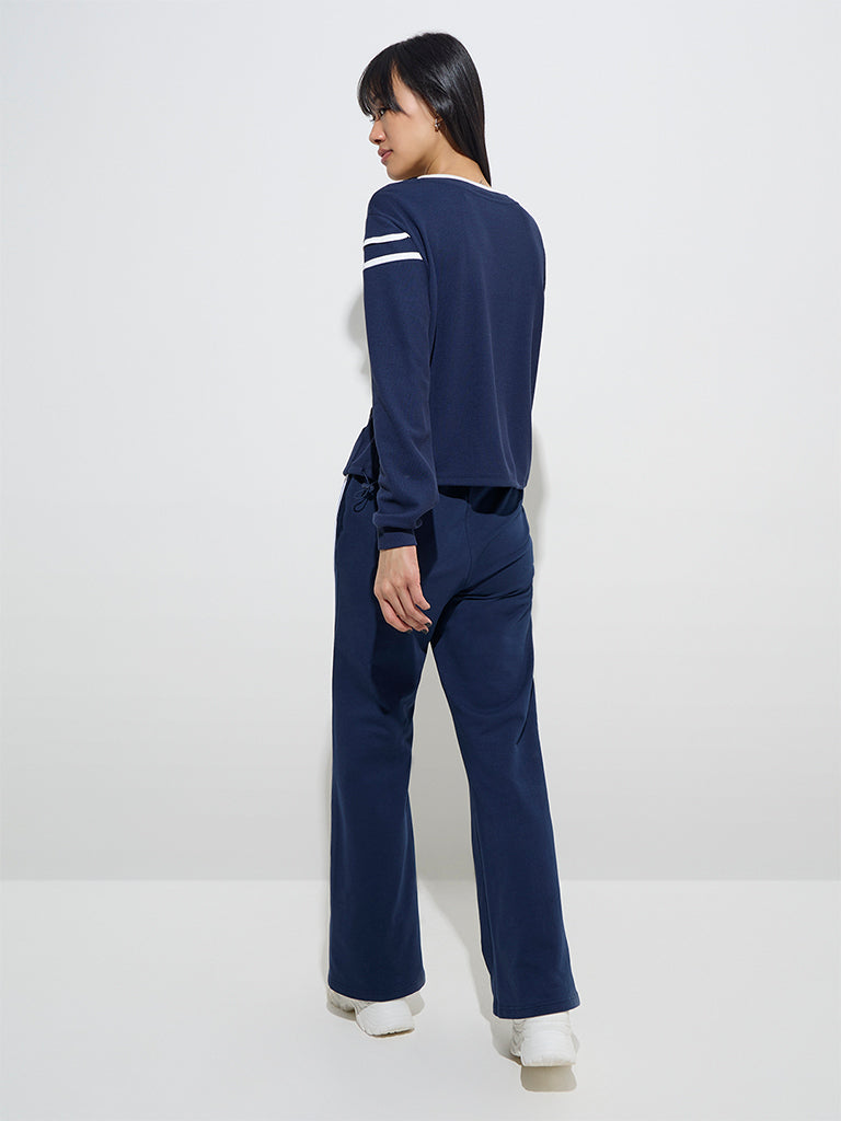 Studiofit Navy Striped Jacket