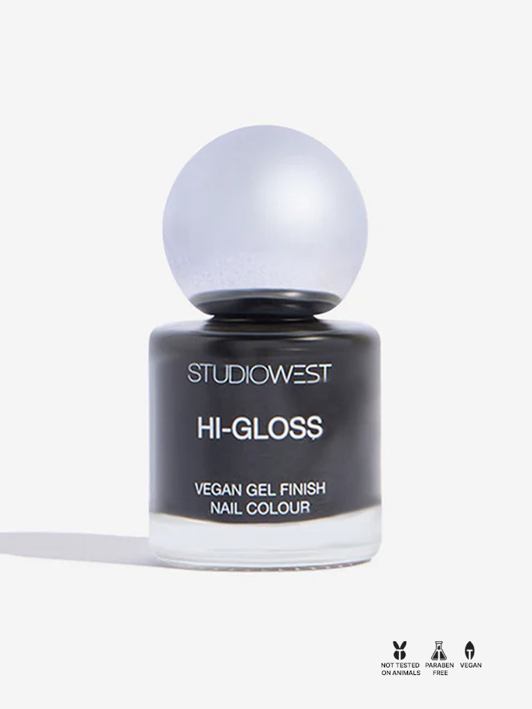 Studiowest Hi-Gloss Midnight Noir GY-09 Creme Nail Colour - 8 ml
