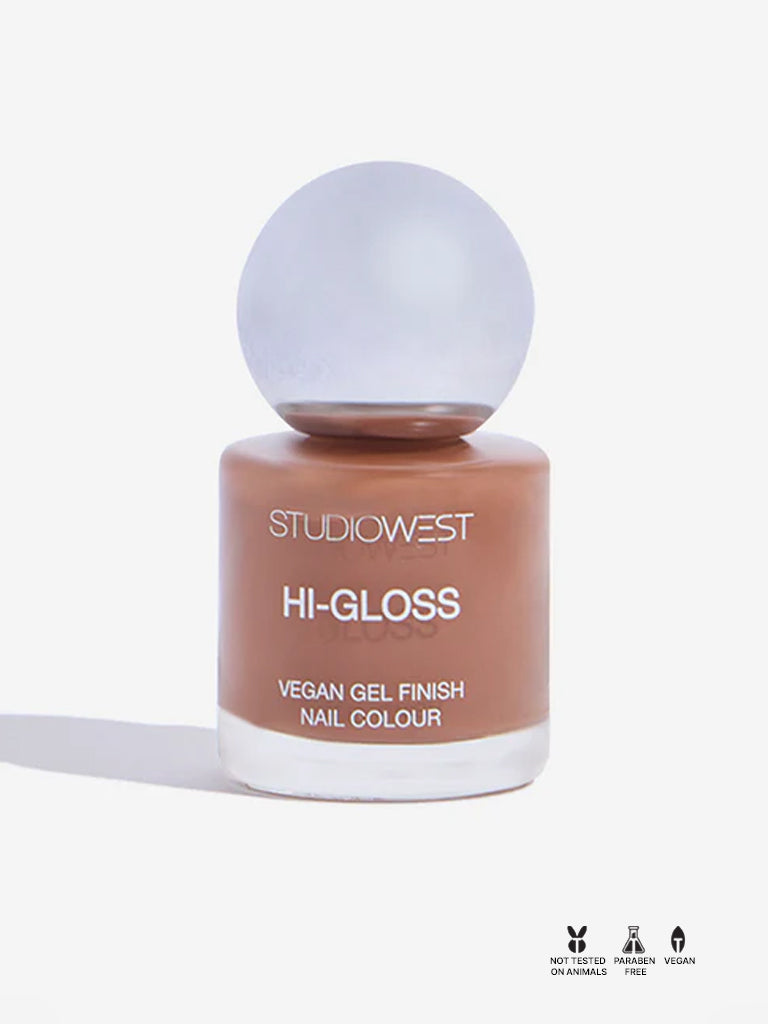 Studiowest Hi-Gloss Nutmeg Noir BR-07 Creme Nail Colour - 8 ml