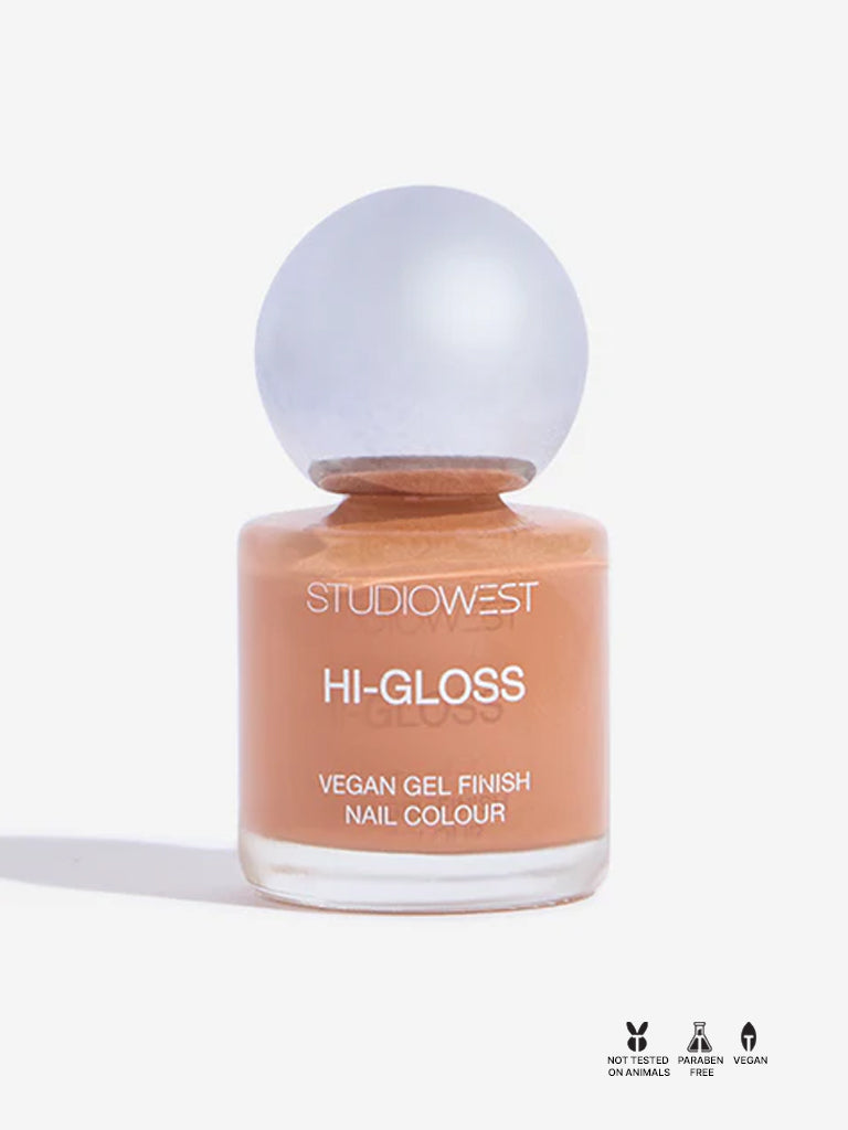 Studiowest Hi-Gloss Caramel Kisses BR-06 Creme Nail Colour - 8 ml
