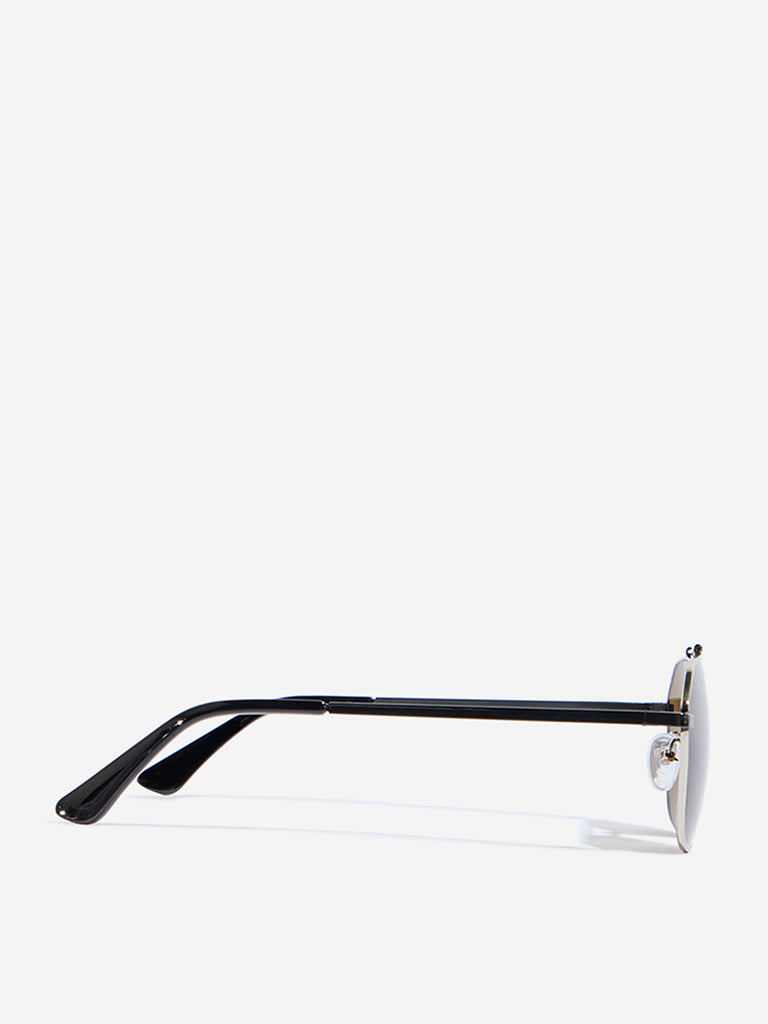 Nuon Brown Square Sunglasses with Cleaning Cloth