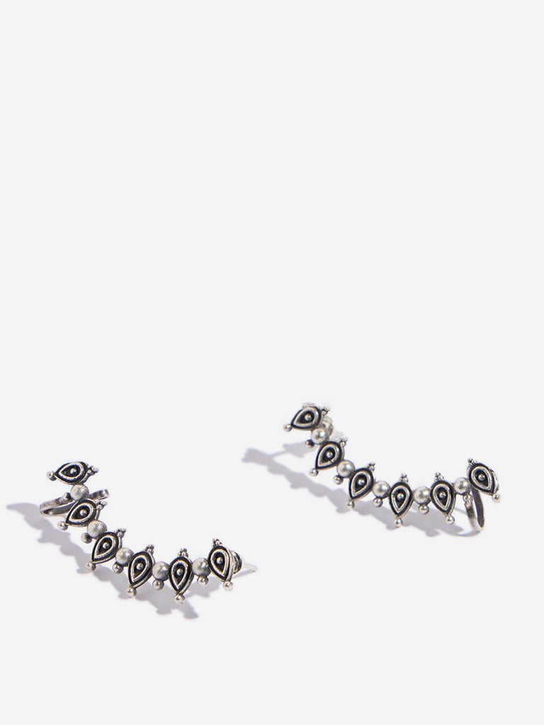 Westside Accessories Silver Quirky Ear Cuff