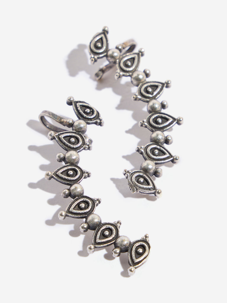 Westside Accessories Silver Quirky Ear Cuff