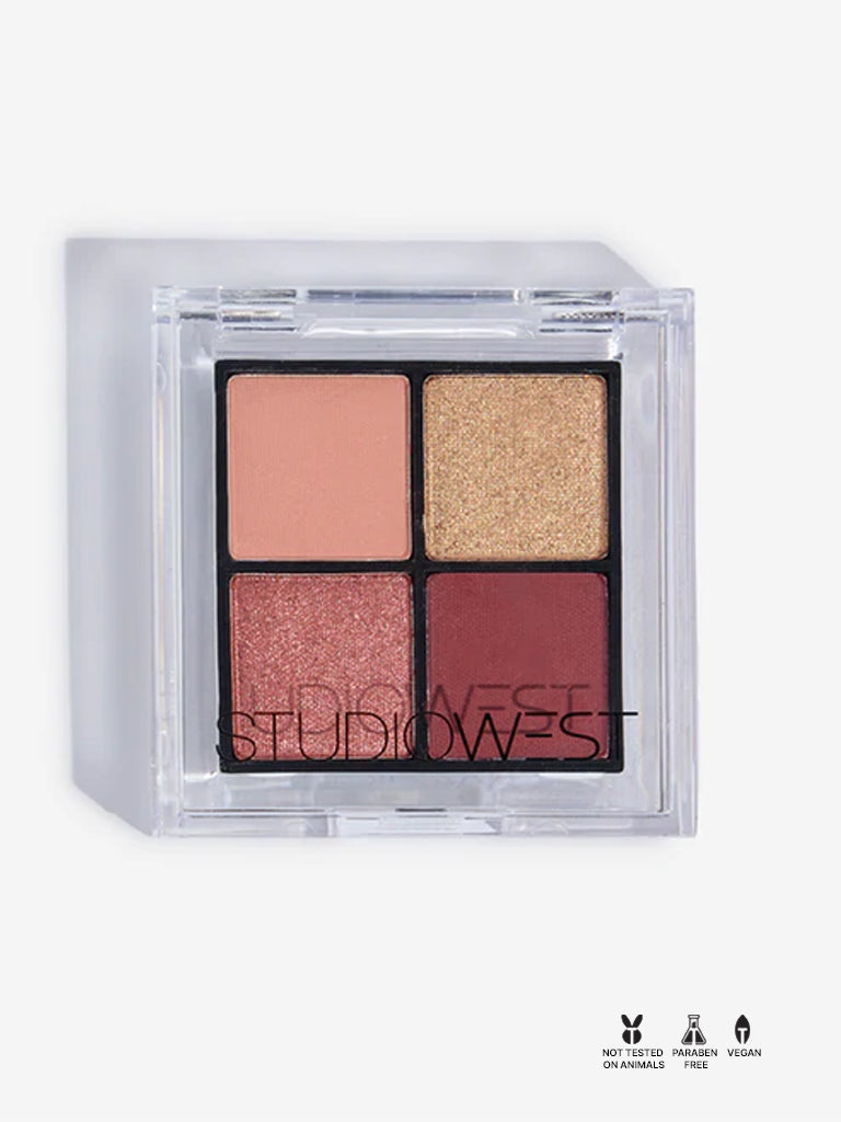 Studiowest Golden Hour Eyeshadow Quad - 4 gm
