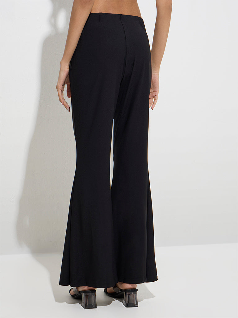 Vark Black Bootcut Ethnic Pants