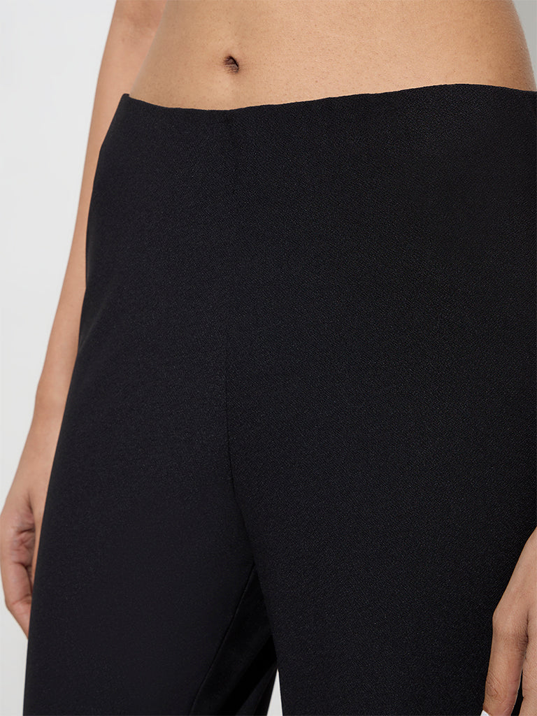 Vark Black Bootcut Ethnic Pants