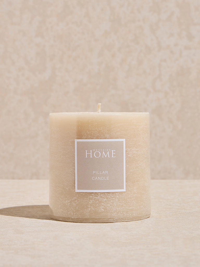 Westside Home Ivory Pillar Candle