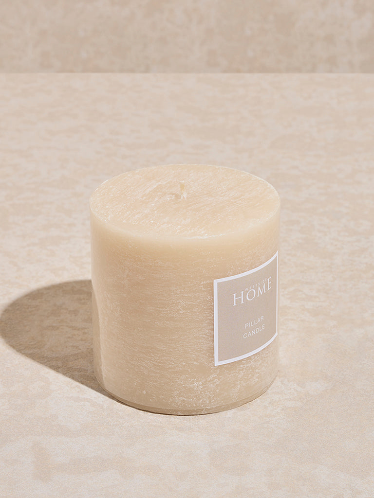 Westside Home Ivory Pillar Candle