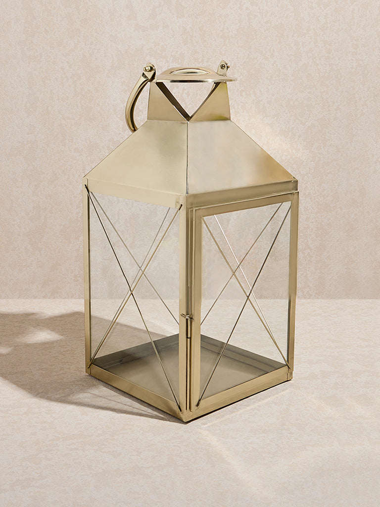 Westside Home Gold House Lantern - Large