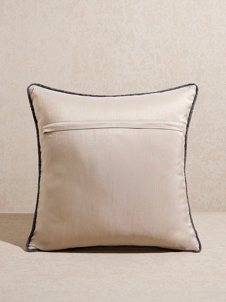 Westside Home Charcoal Chenille Cushion Cover
