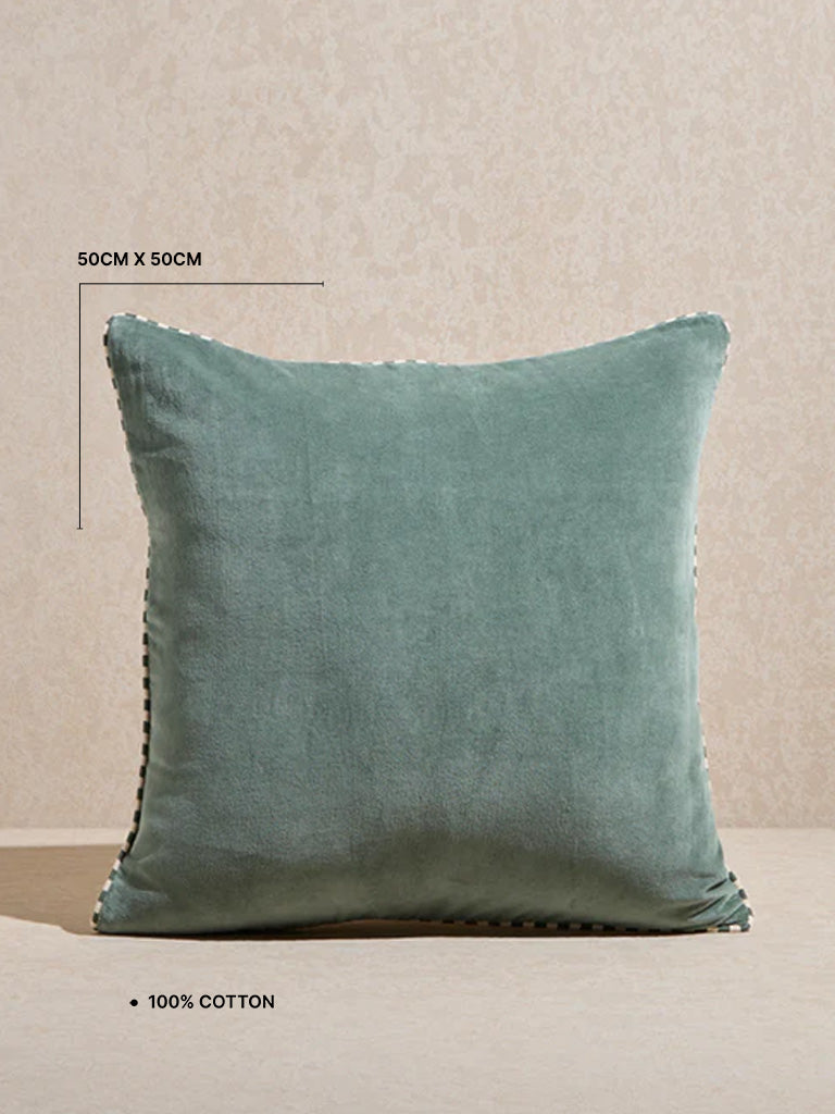 Westside Home Sage Velvet Cushion Cover