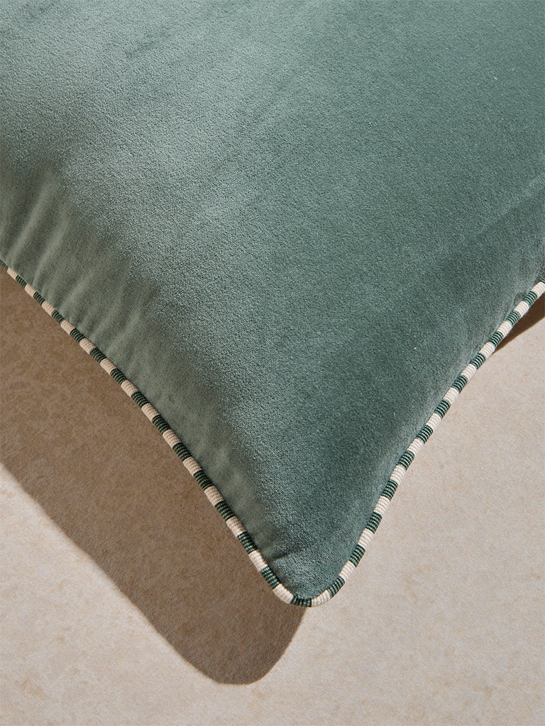 Westside Home Sage Velvet Cushion Cover