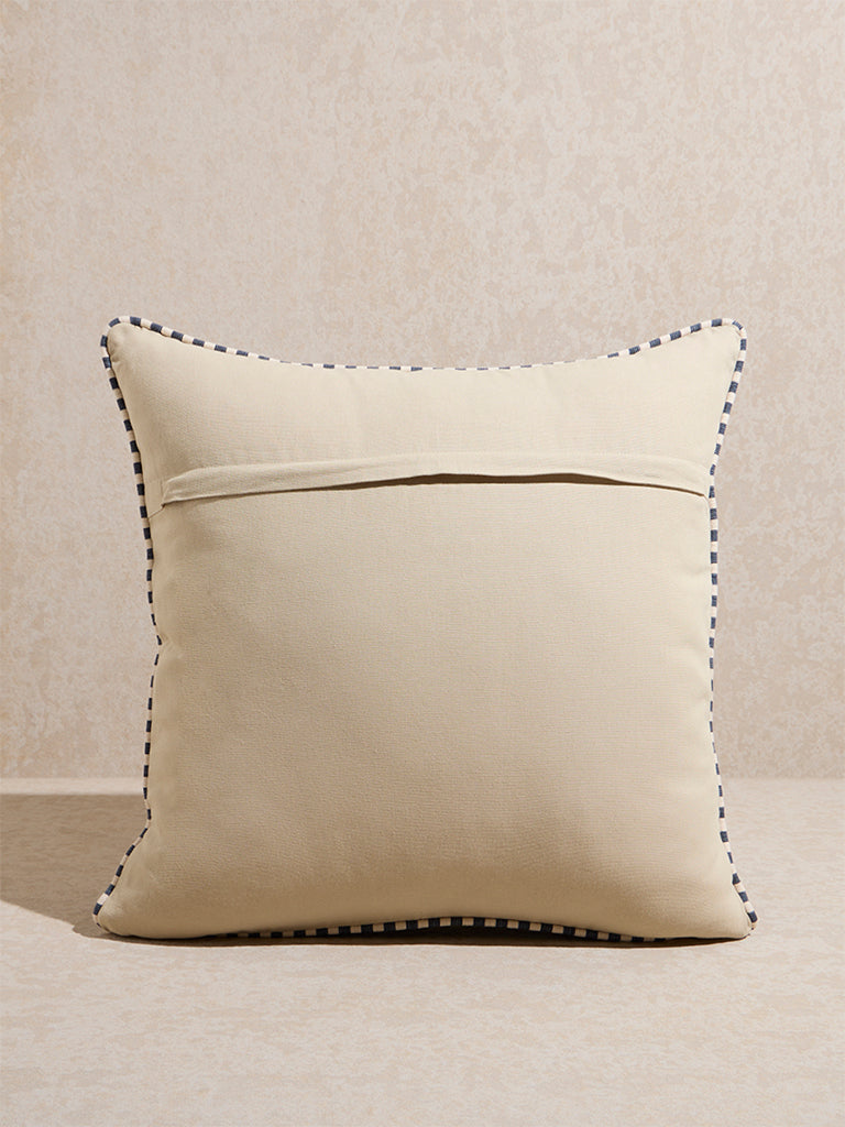 Westside Home Dark Blue Velvet Cushion Cover