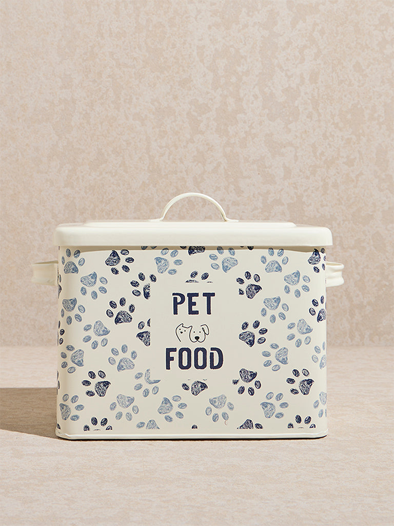Westside Home White Pet Food Storage