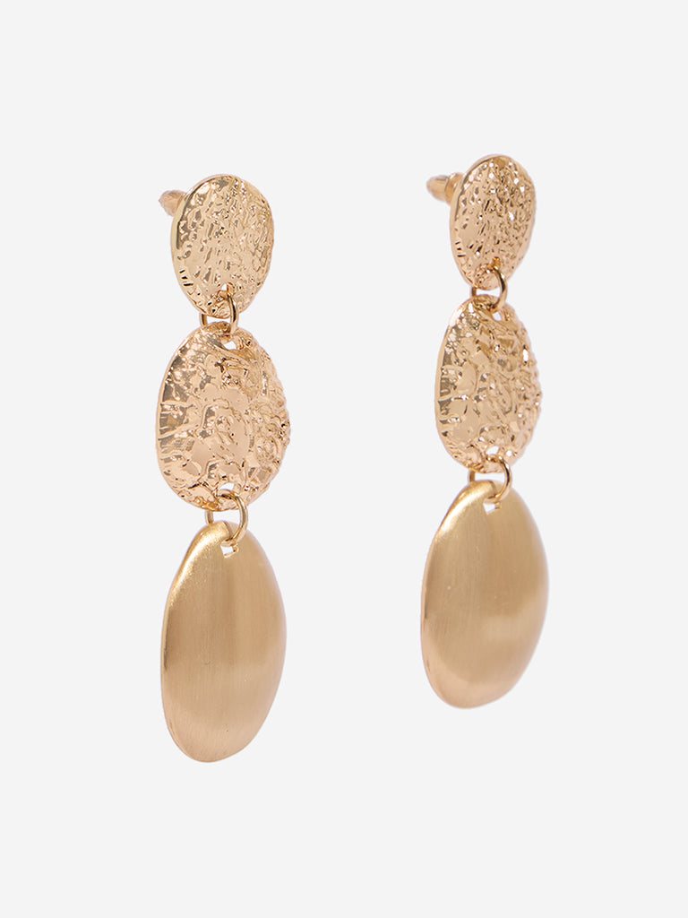 Westside Accessories Gold Boho Dangler Earrings