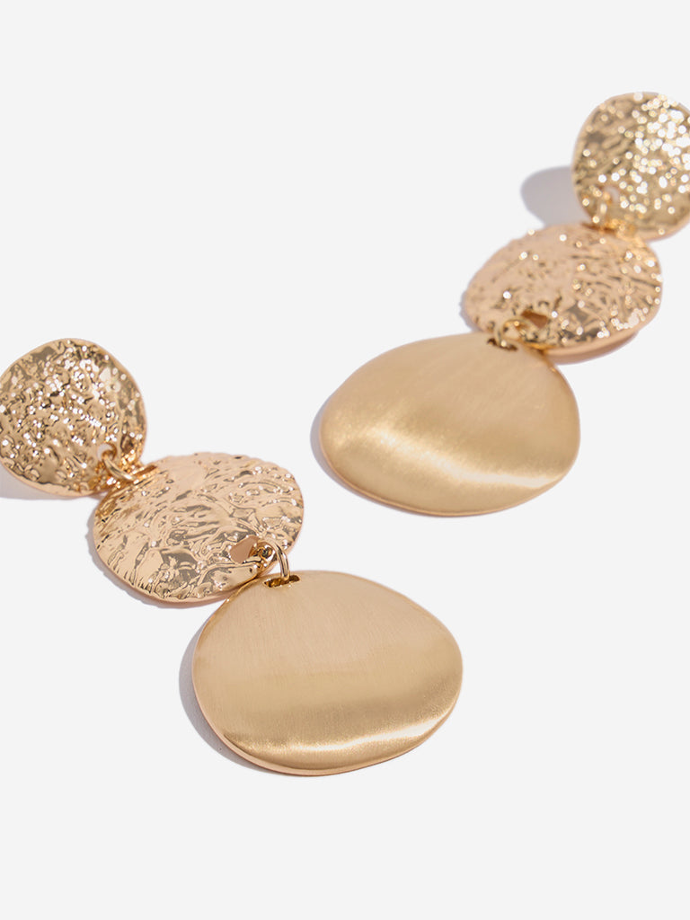 Westside Accessories Gold Boho Dangler Earrings