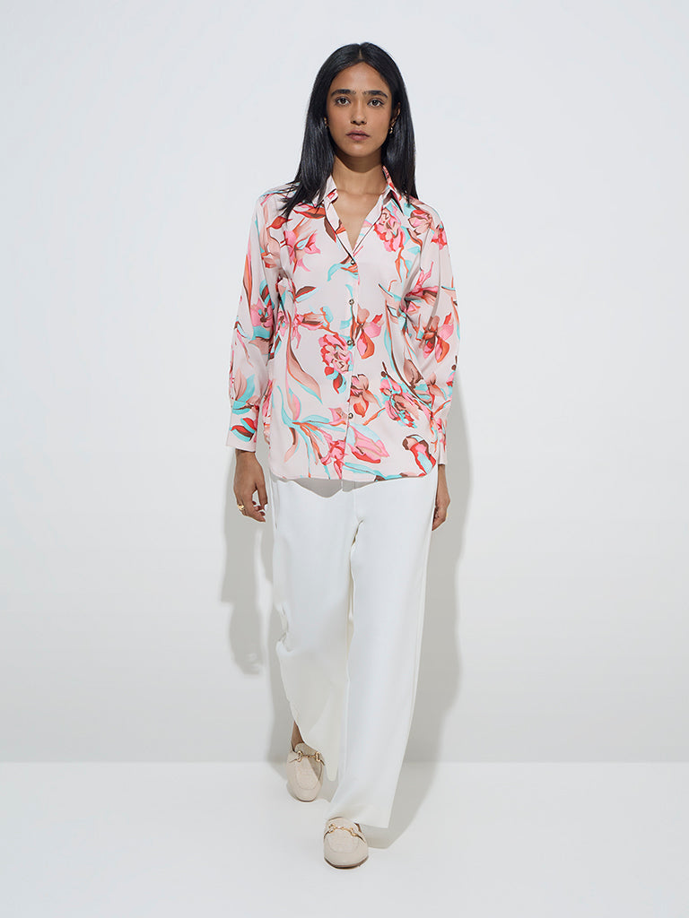 Wardrobe Multicolour Floral Printed Shirt