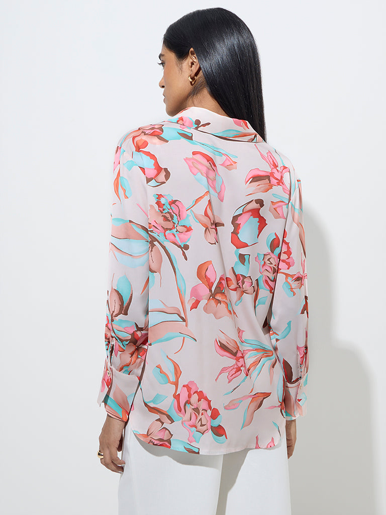 Wardrobe Multicolour Floral Printed Shirt