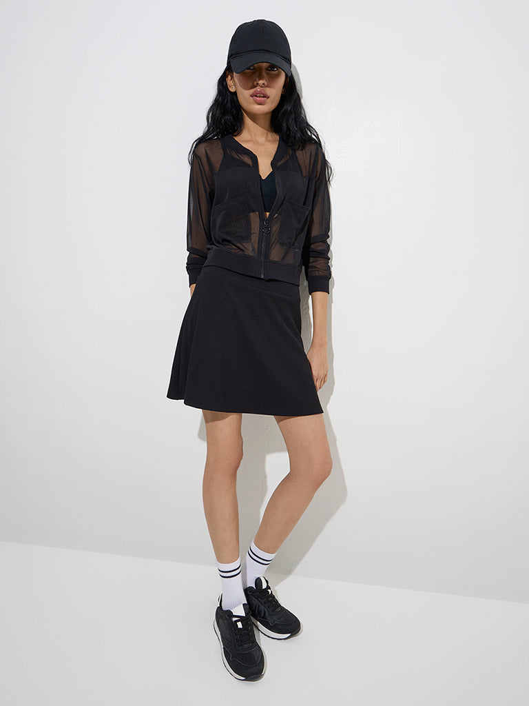 Studiofit Black Mesh Jacket