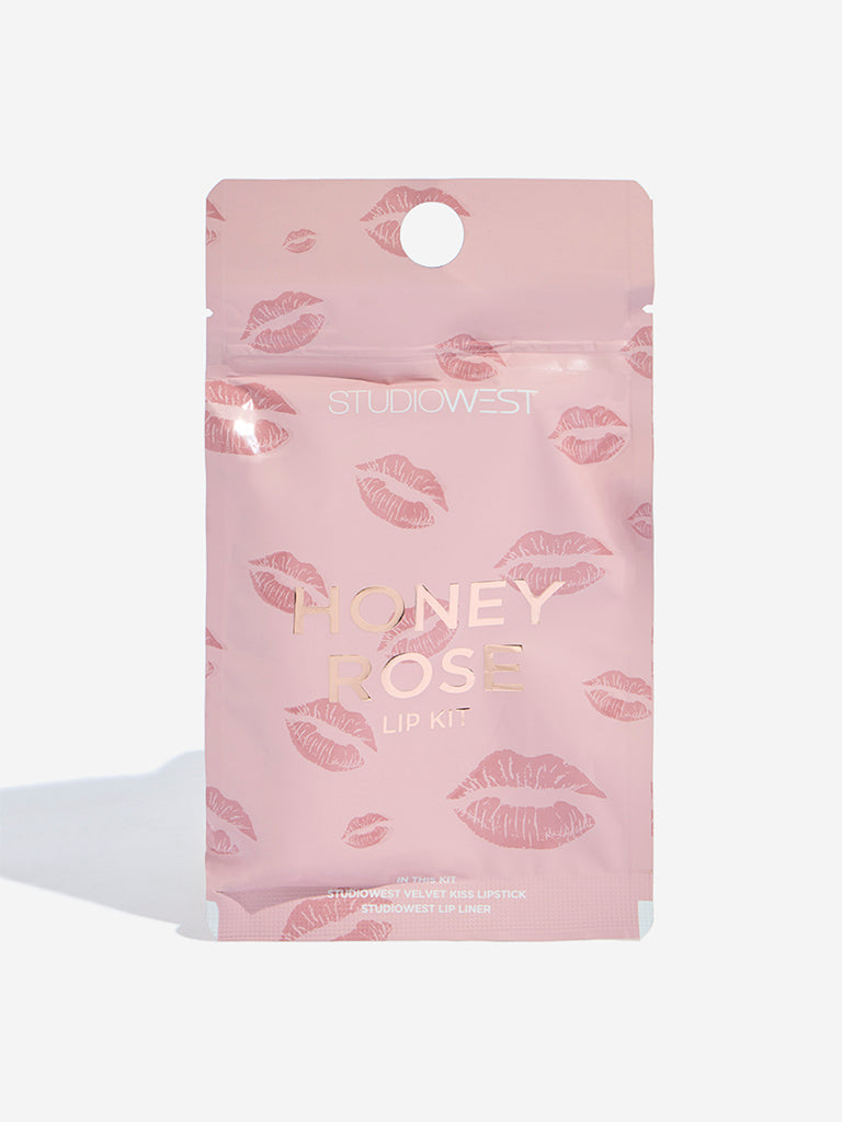 Studiowest Honey Rose Velvet Kiss Lipstick and Lip Liner Kit