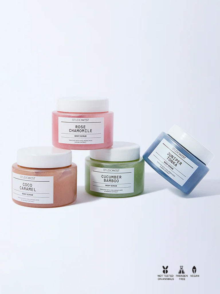 Studiowest Cucumber Bamboo Body Scrub - 180 gm