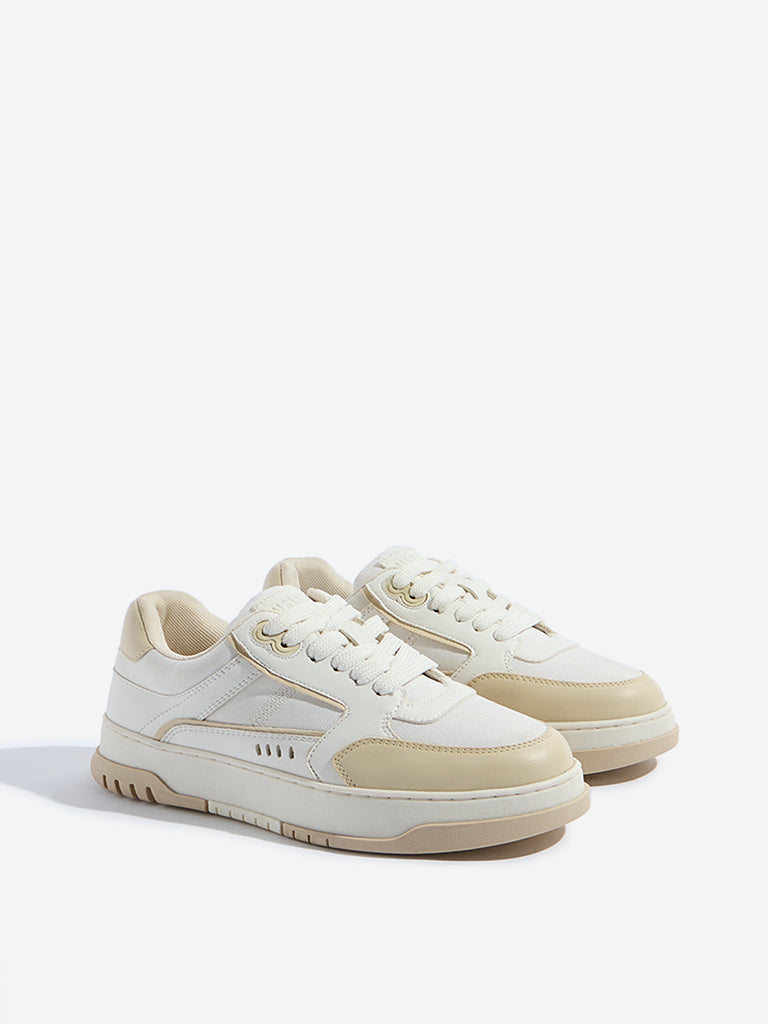 LUNA BLU White Chunky Sneakers