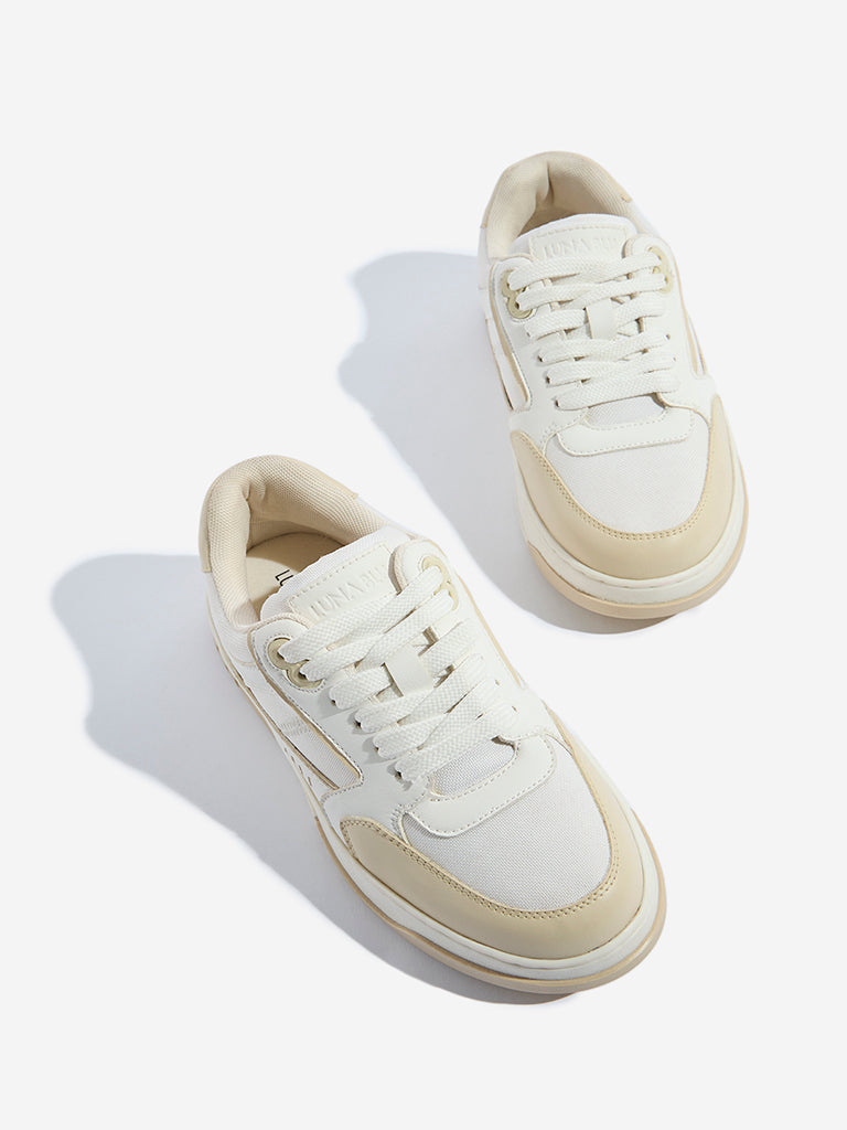 LUNA BLU White Chunky Sneakers