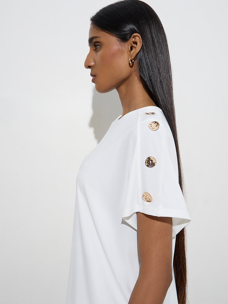 Wardrobe Ivory Solid Top