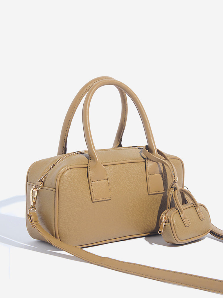 Westside Light Taupe Crossbody Bag